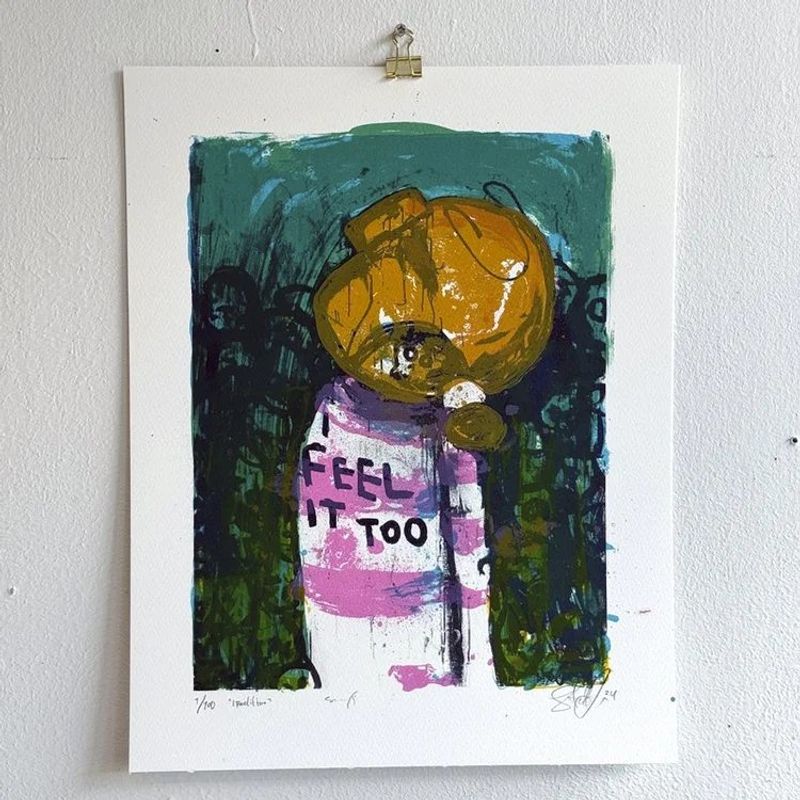I feel it too 43x53cm med ramme