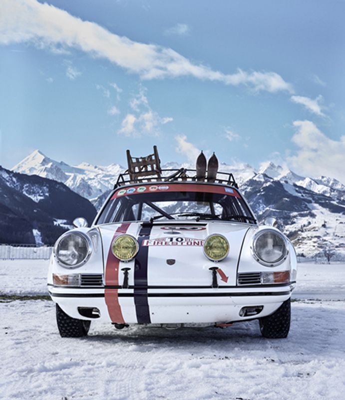Porsche 911 Nostalgie 126x110 cm
