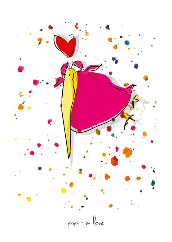 In love 21x30 cm med ramme