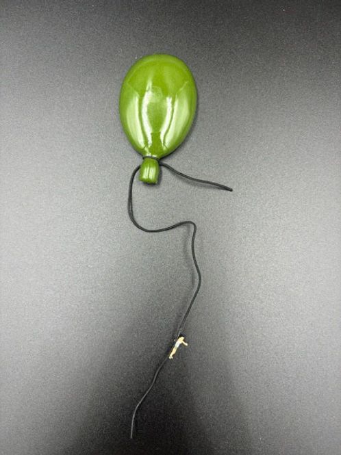 Hovedbilde Keramikk ballong med magnet lime grønn 7 cm