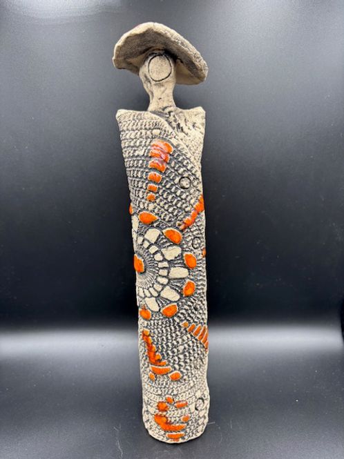 Hovedbilde Keramikk dame #I ca 28 cm høy