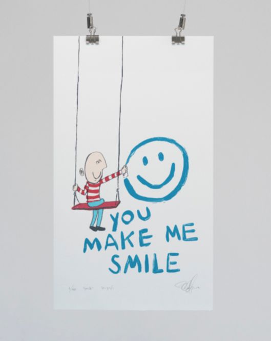 Hovedbilde Smile 49x72 cm med ramme