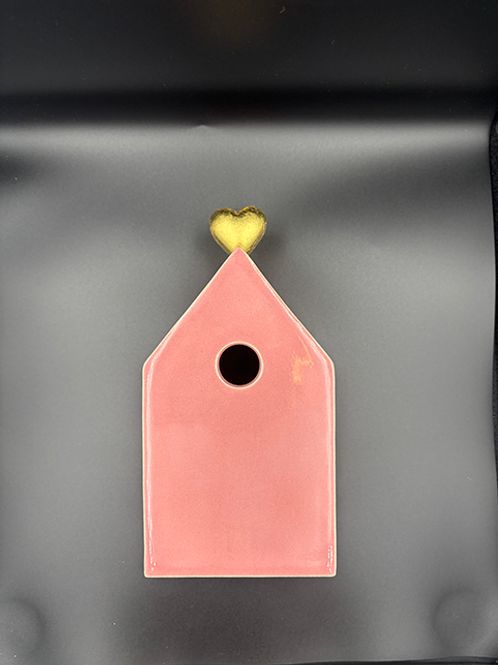 Hovedbilde Fuglehus #Hjerterom rosa