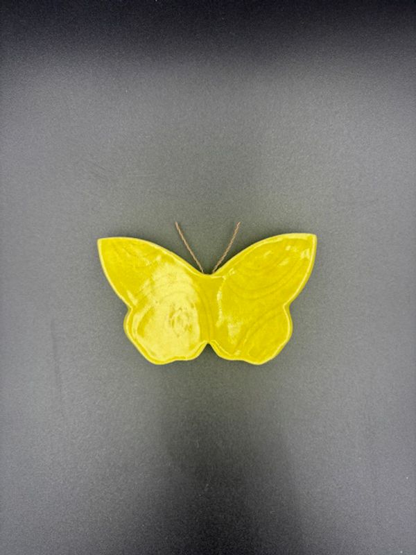 Sommerfugl gul liten