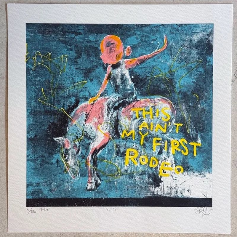Rodeo 57x60 cm med ramme